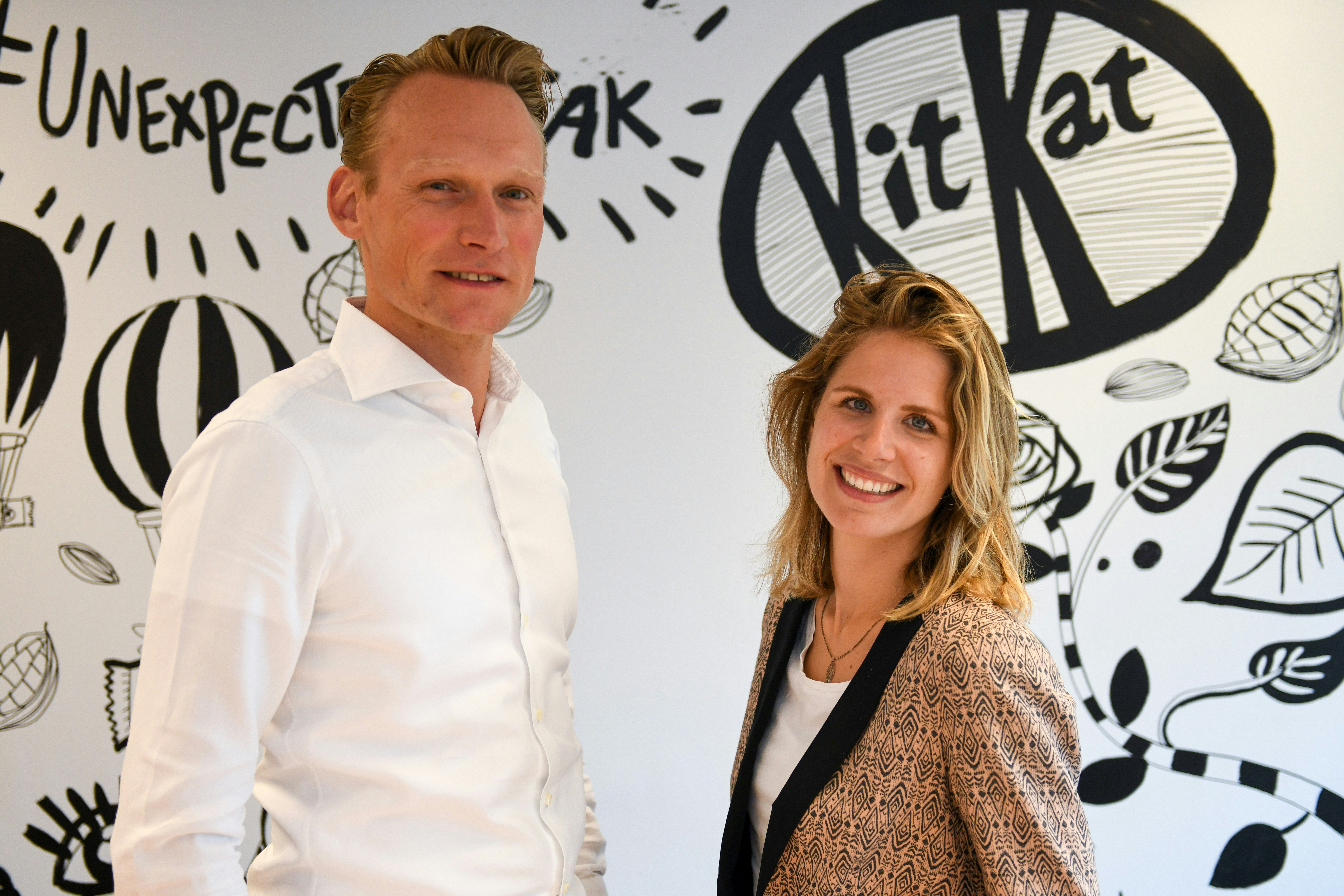 Milan Slikker en Willemijn Sanders: “In het segment
Chocolade is er veel minder een barrière
om verschillende segmenten te proberen. Ook per seizoen zijn er flinke verschillen.”