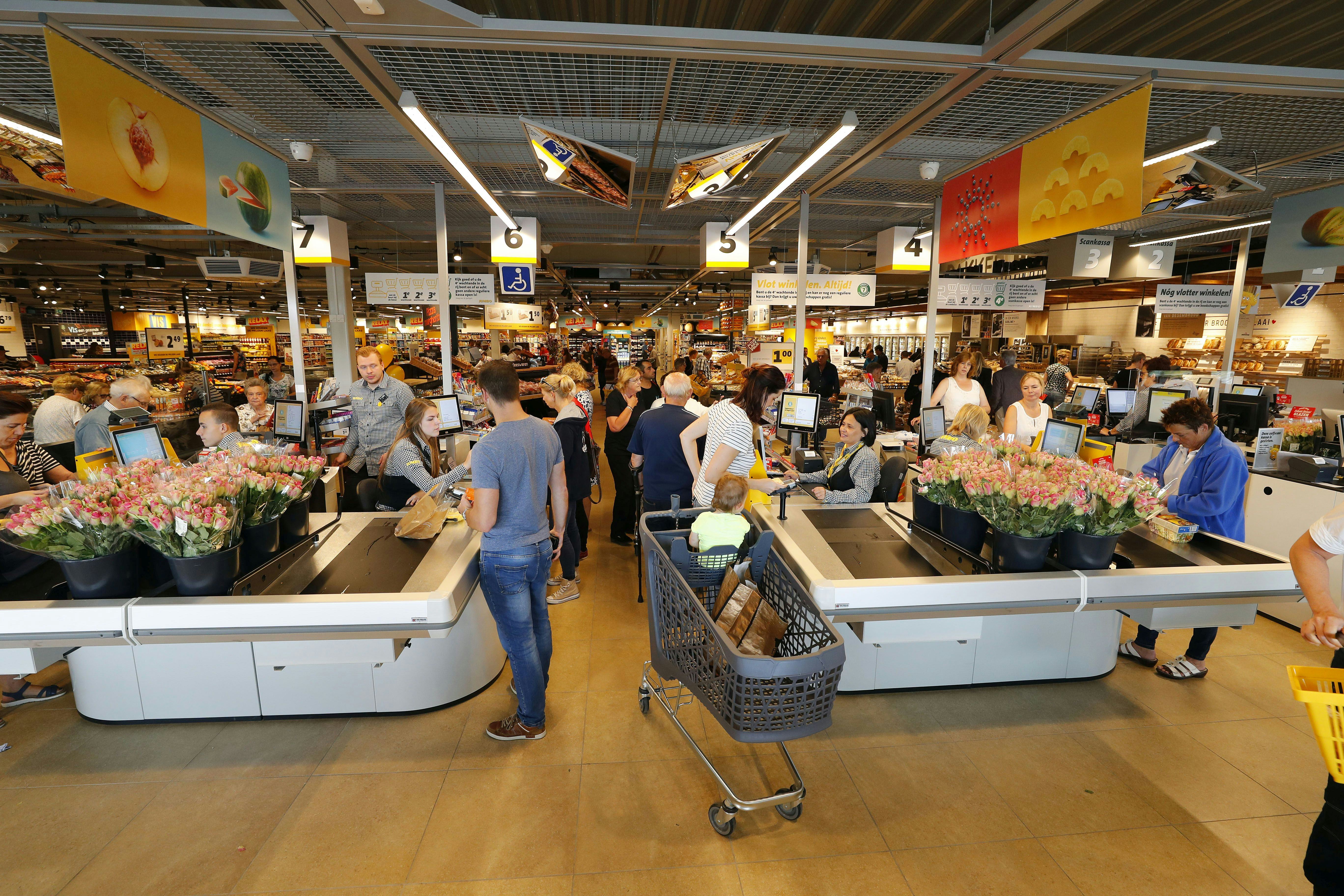 CBS: omzet supers stijgt 3,3 procent in juni