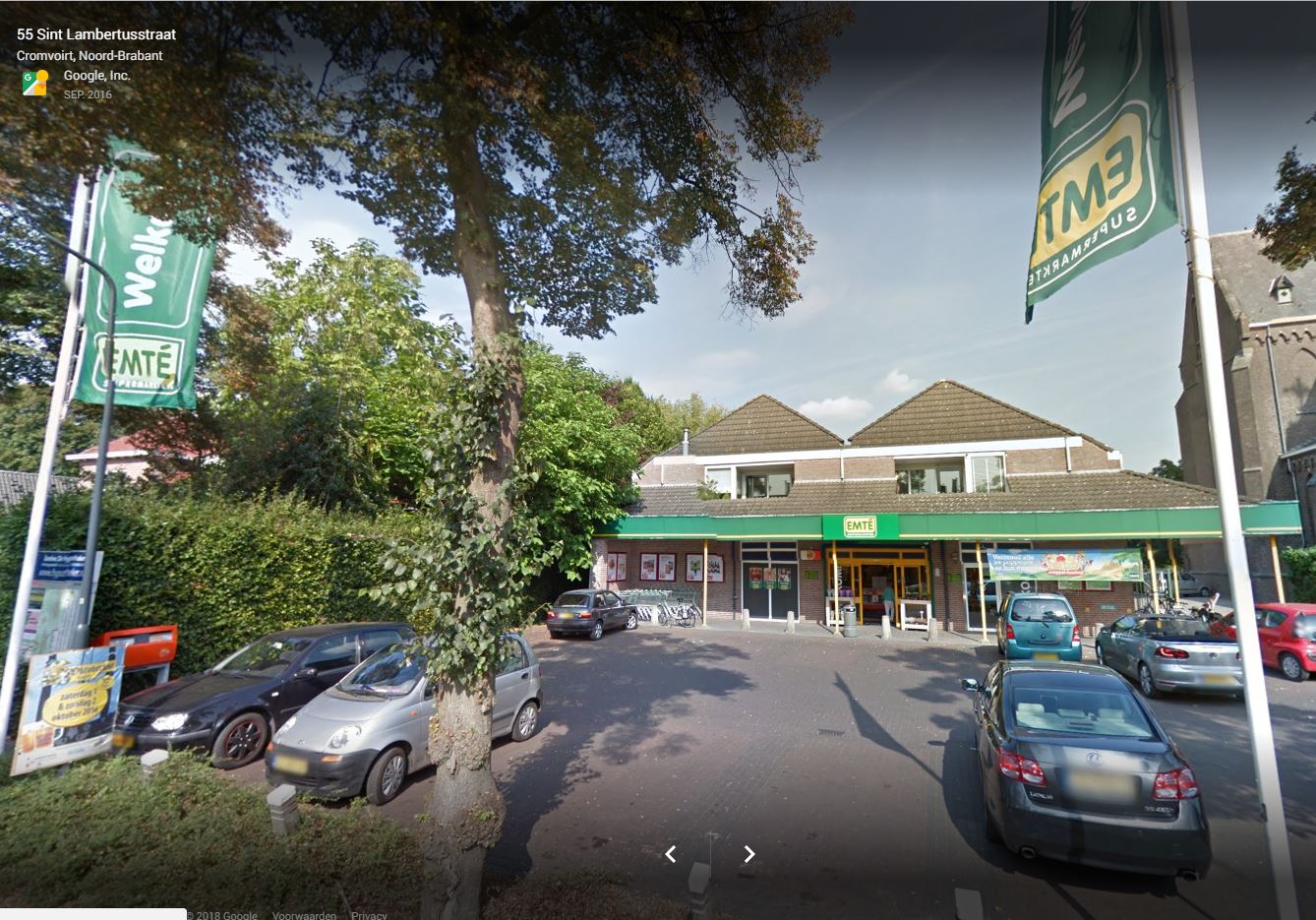 Het Emté-filiaal in Cromvoirt. Foto: Google Streetview