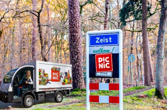 Picnic start met bezorgen in Zeist. Foto: Picnic/Twitter