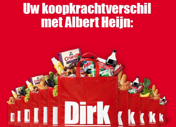 Dirk berekent koopkrachtverschil met AH