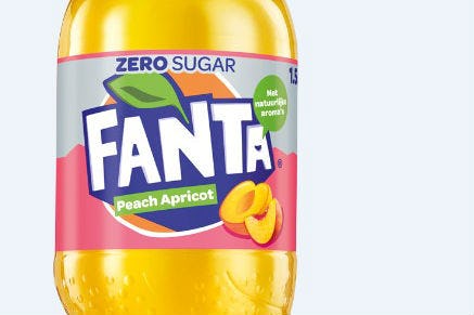Fanta zero peach apricot grote winnaar van 'Battle of the Flavours'