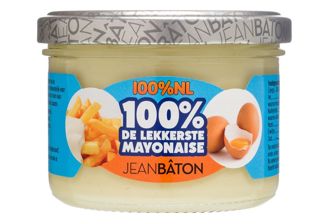 Radio 100% NL ontwikkelt mayo met Jean Bâton