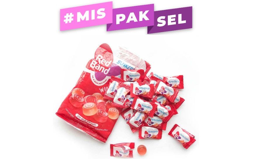 Red Band past verpakking aan na 'winst' Mispaksel-verkiezing.