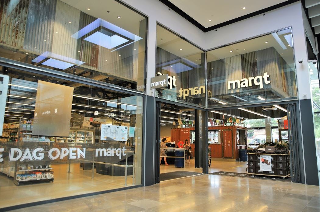 De Marqt-winkel in winkelcentrum Gelderlandplein waar Jumbo zijn ogen op heeft laten vallen. Archieffoto: Distrifood