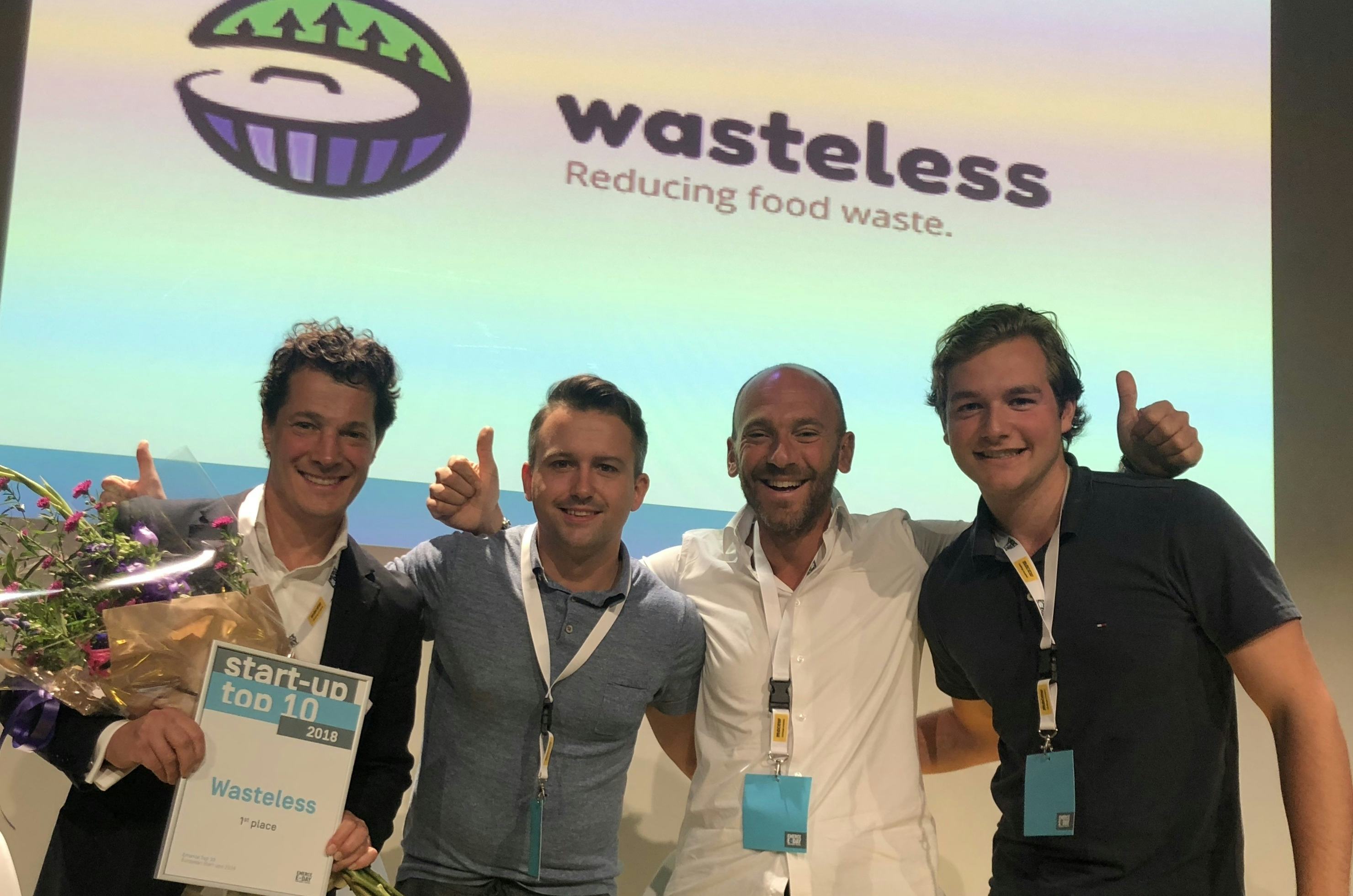Wasteless wint Europese Startup Award