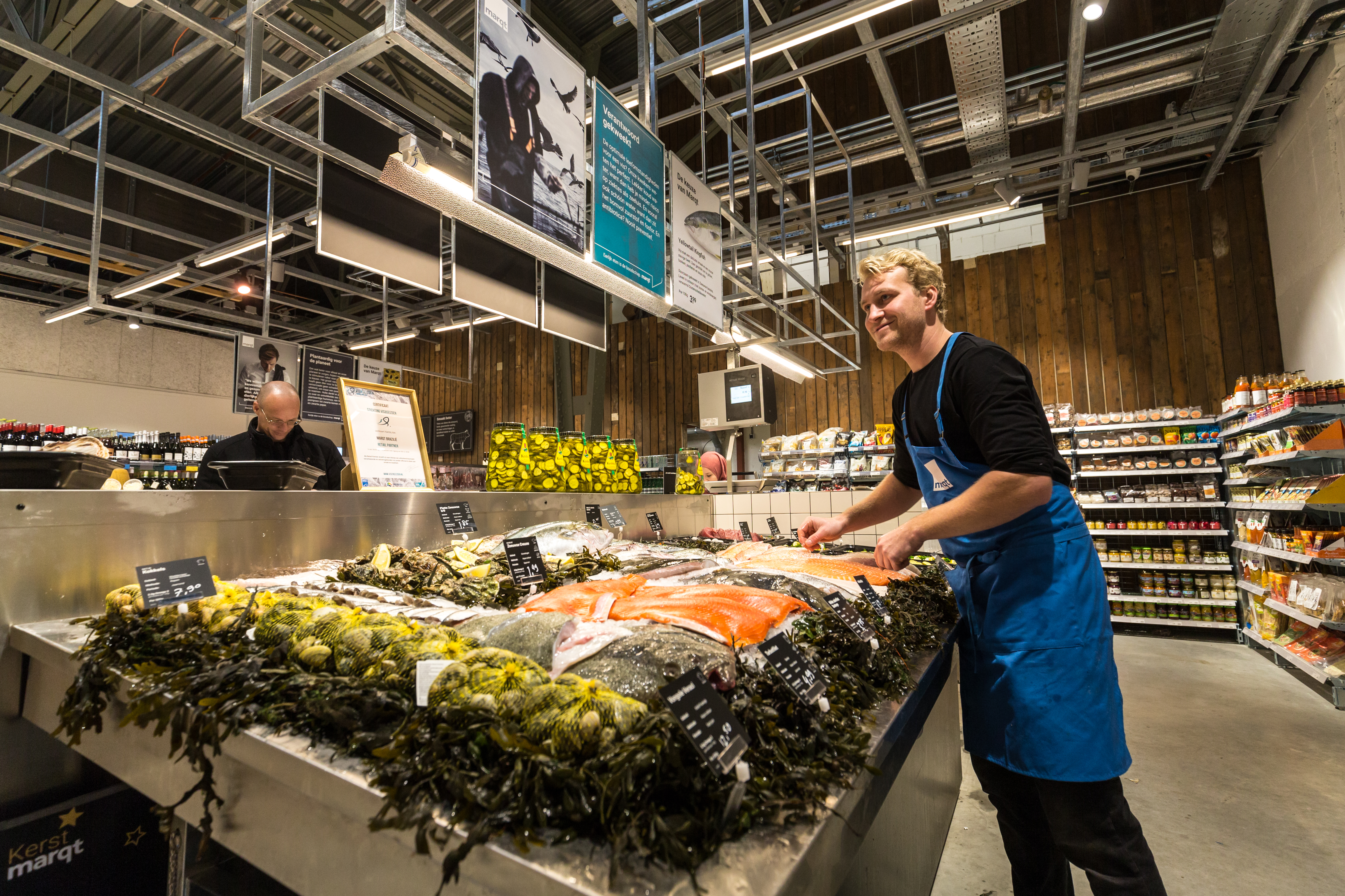 De Marqt-vestiging aan de Oostelijke Handelskade in Amsterdam. Foto: Diederik van der Laan