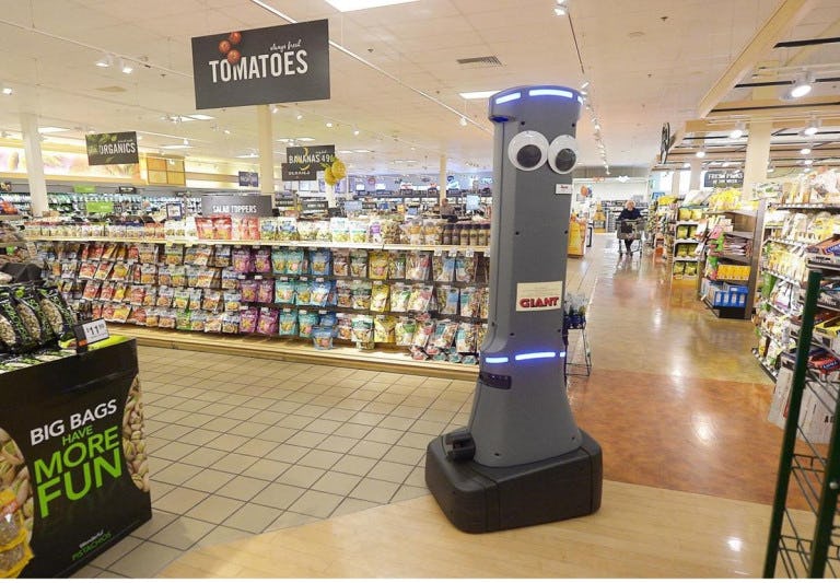 Honderden robots in winkels zusterketens AH