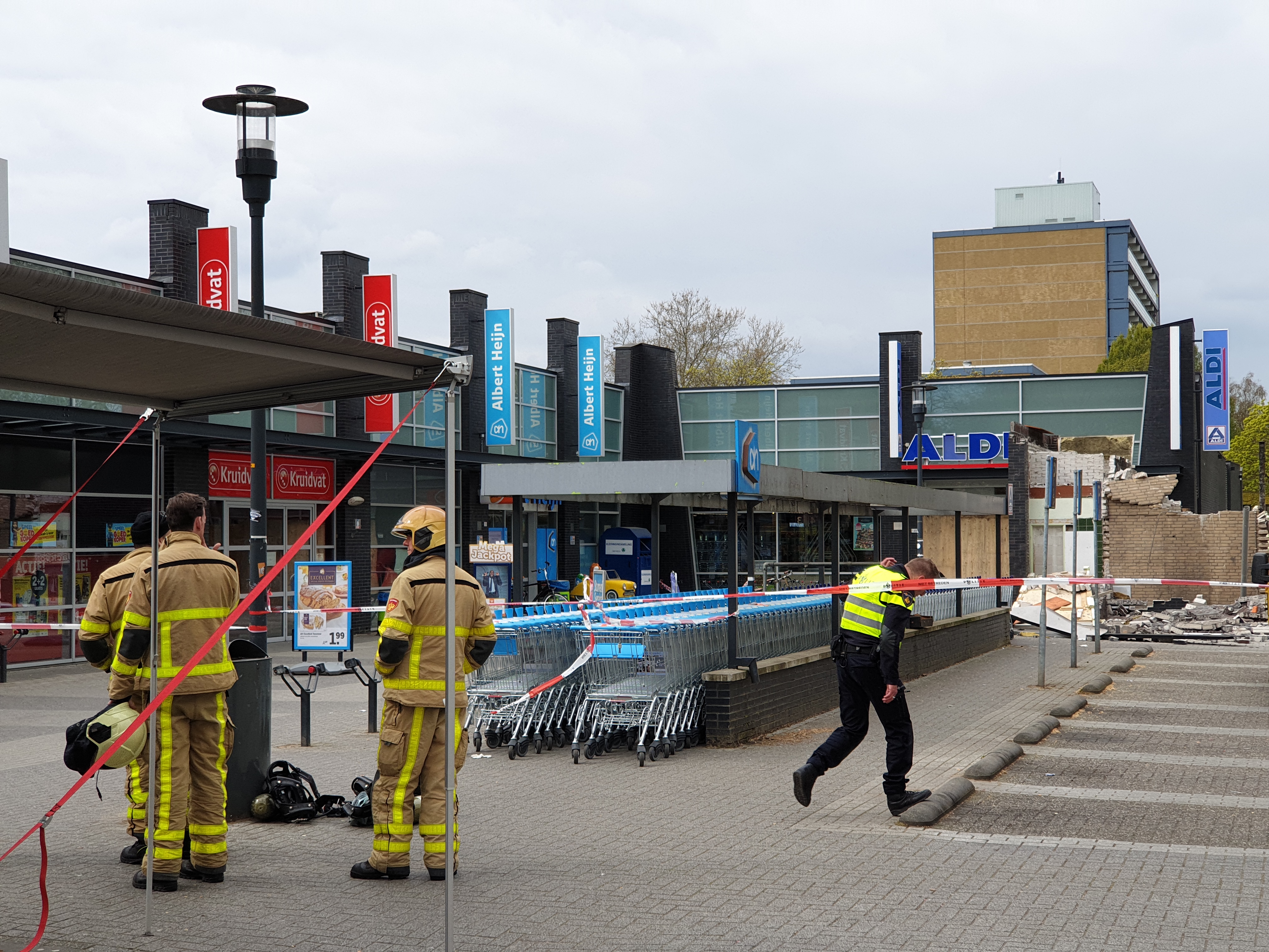 Plofkraak Aldi Doetinchem. Archiefoto: Distrifood