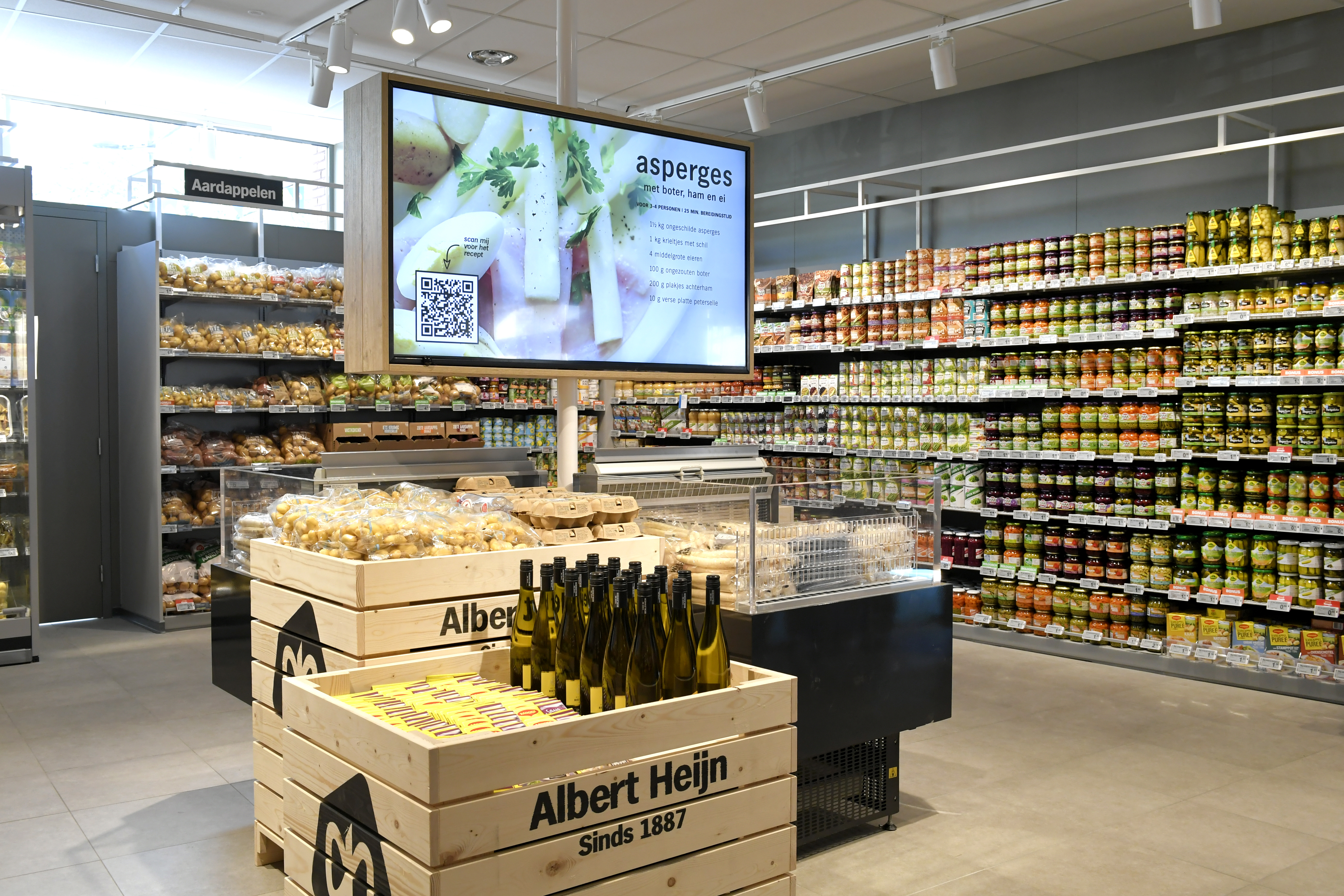 Archieffoto Albert Heijn, Hoofddorp. Foto: Dijkstra bv