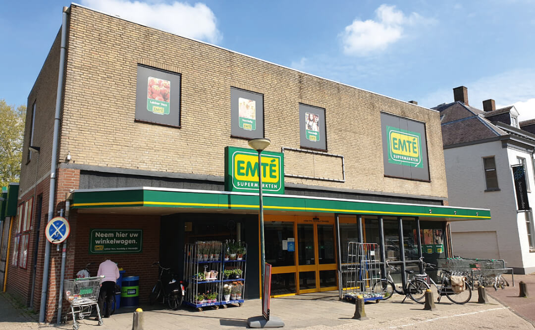 EEn winkel van <h1>Emté in Sint-Michielsgestel: Een oud, smoezelig pand</h1>
Foto's: Distrifood