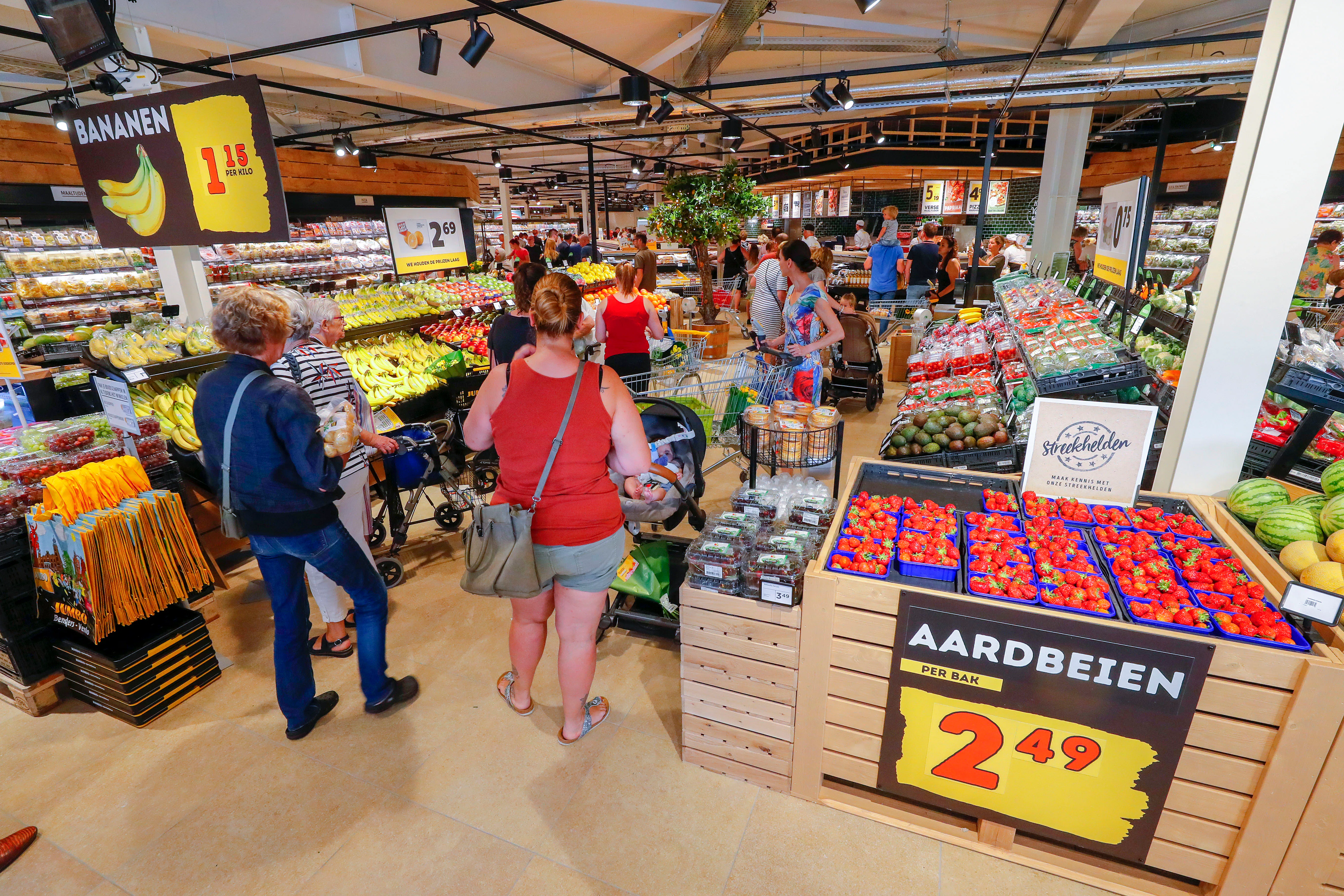 Benders met Jumbo naar AH-locatie