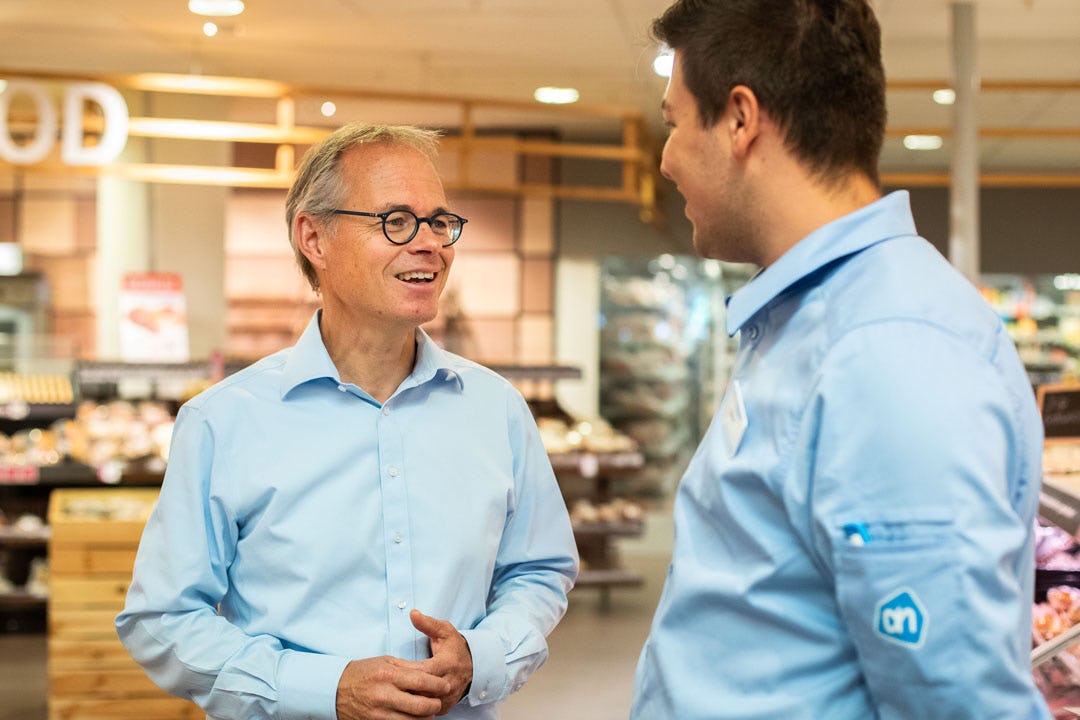 Cees van Vliet, directeur winkeloperatie Albert Heijn. Archieffoto: Diederik van der Laan