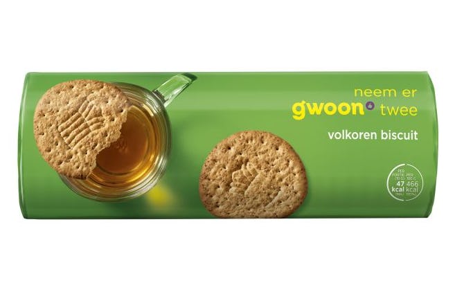 G'woon volkorenbiscuit. Bron: Coop.nl