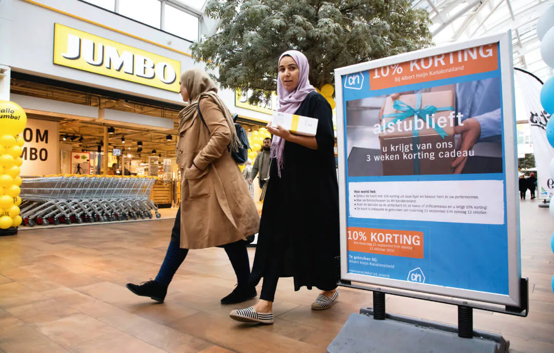 Eén op vijf Jumbo's nabij Albert Heijn