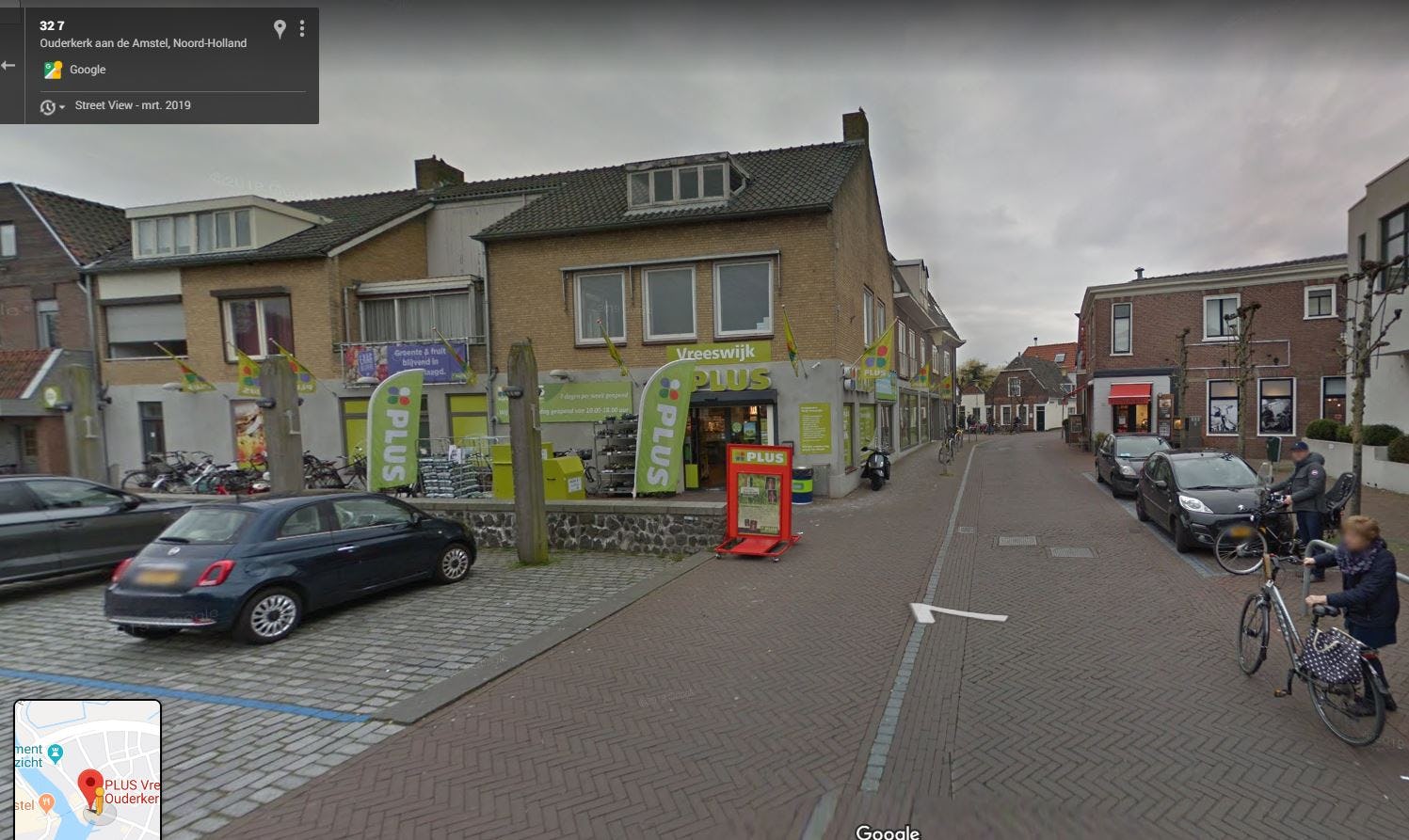 Plus Vreeswijk in Ouderkerk aan de Amstel. Foto: Google Streetview