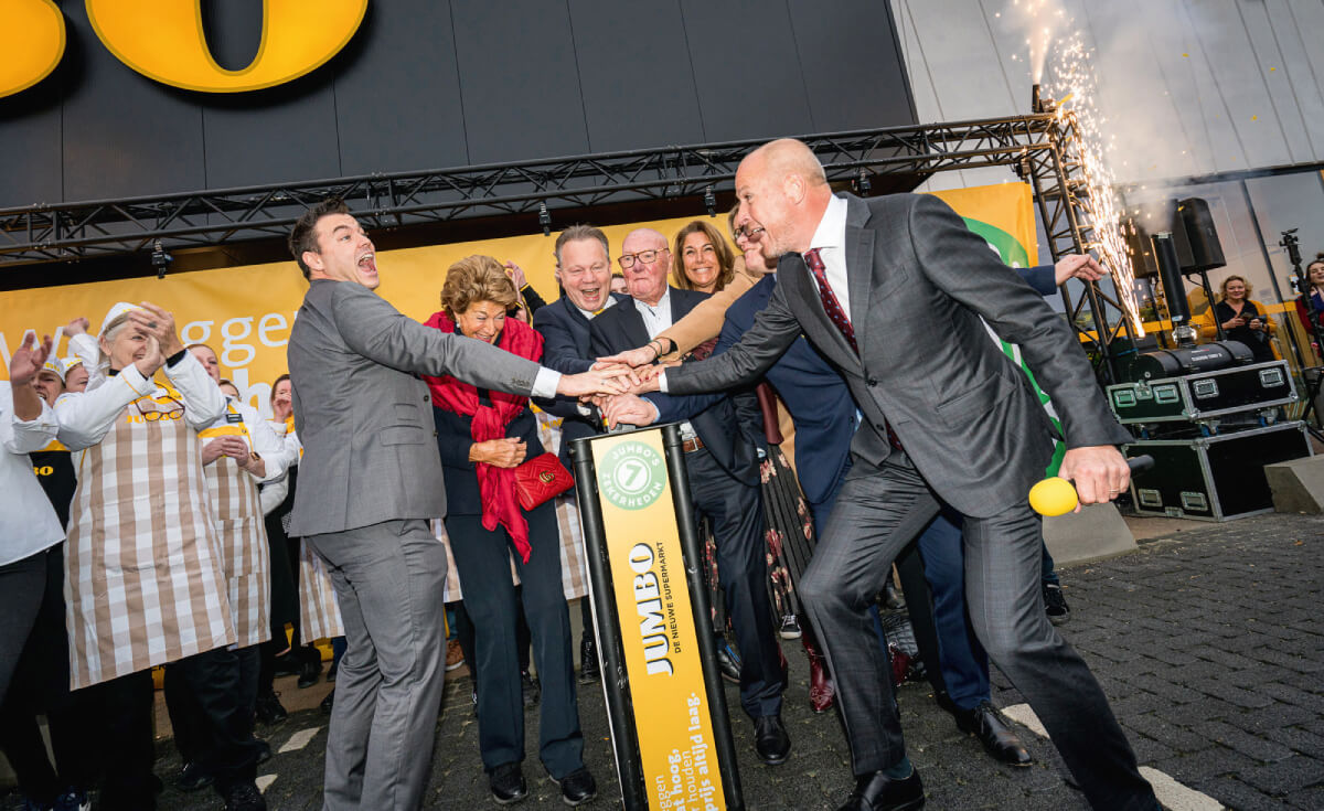 De opening van de Jumbo in Pelt.