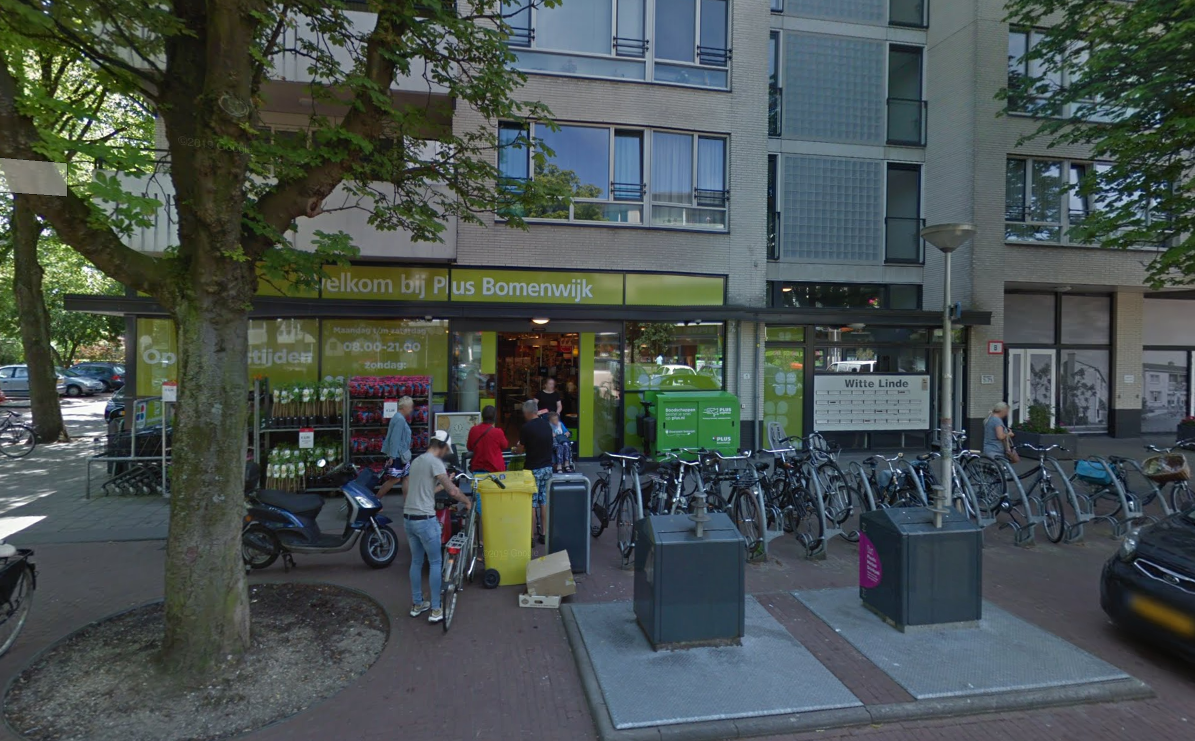 Plus aan de Elzenlaan in Delft. Foto: google streetview