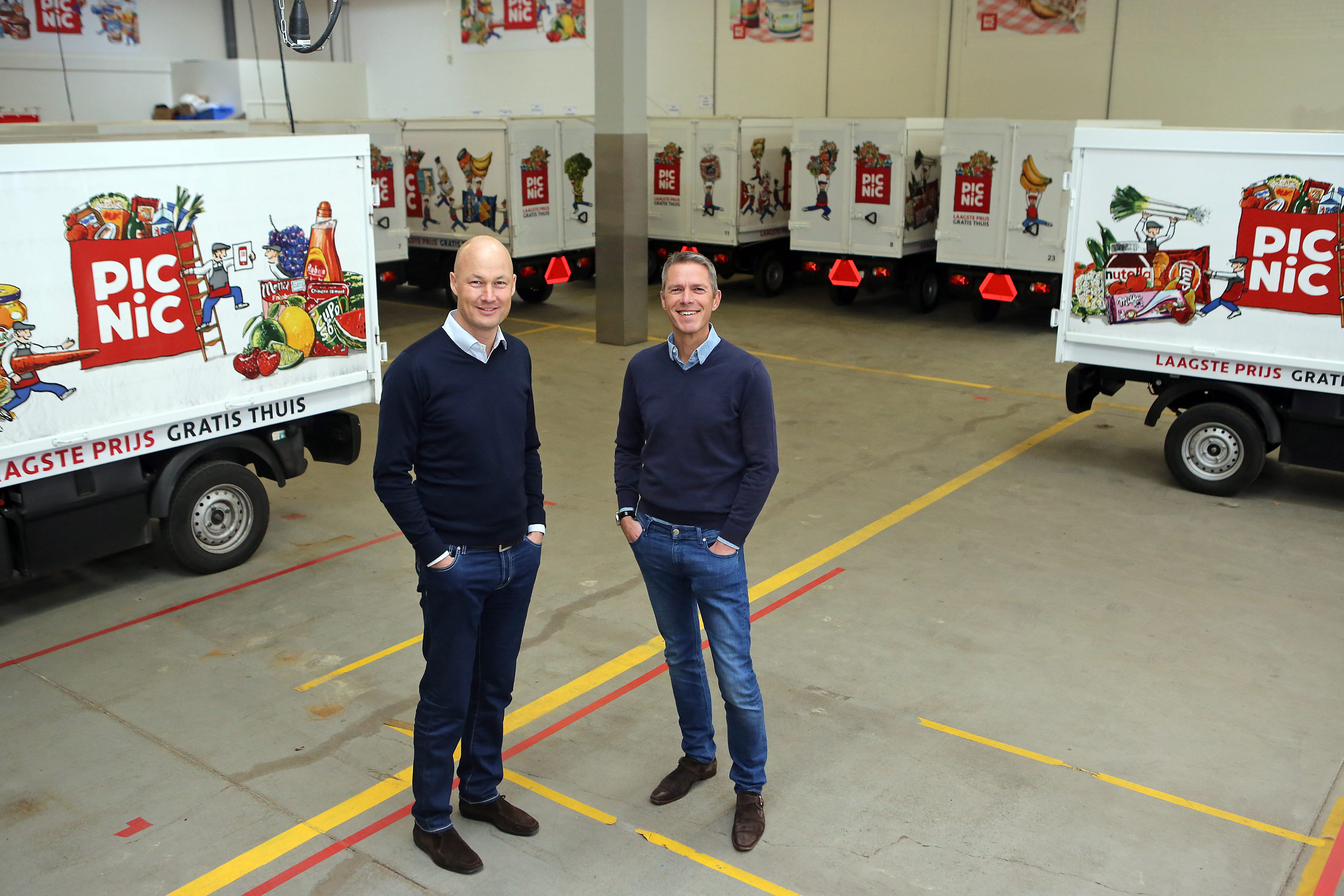 Joris Beckers (links) met Michiel Muller. Foto's: Archief, Picnic