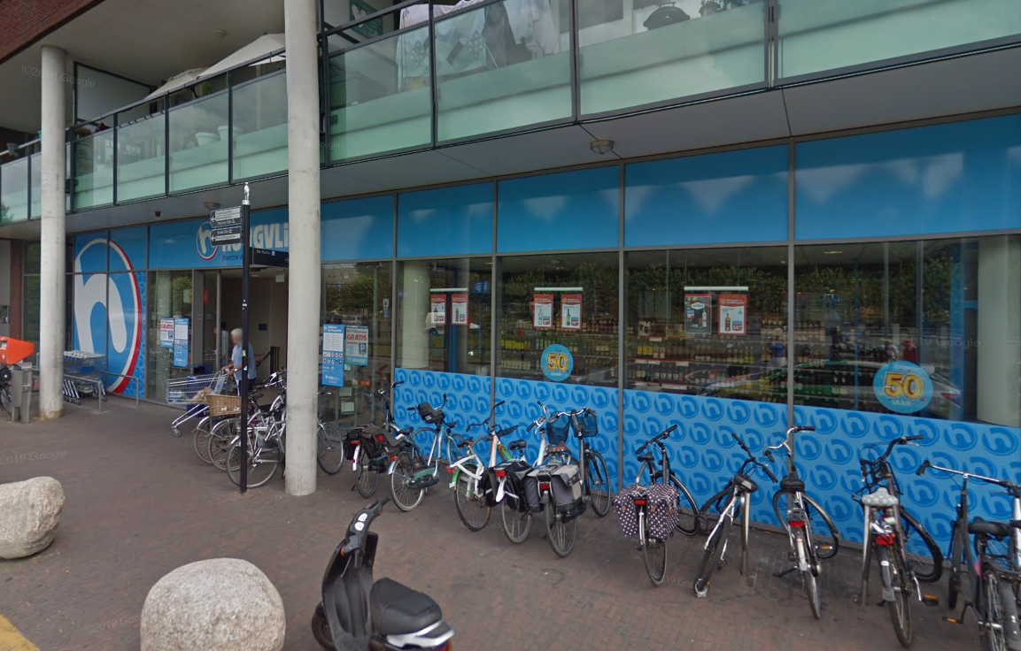 De vestiging van Hoogvliet aan De Halte in Ede. Bron: google streetview