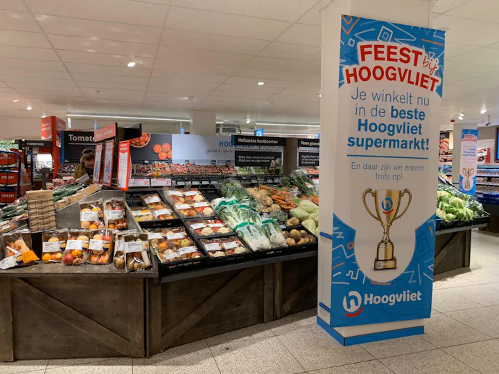 Hoogvliet kiest Voorschoten als beste winkel 2021