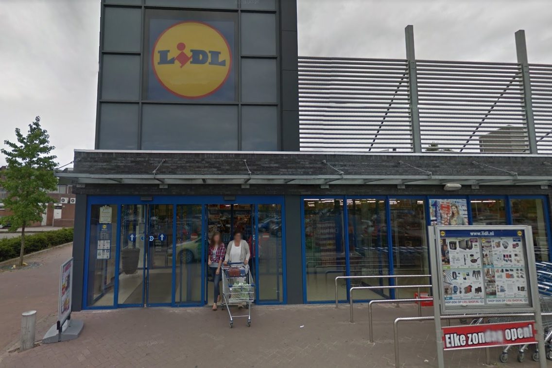 Lidl aan het Weversplein in Goor.  Foto: Google Streetview