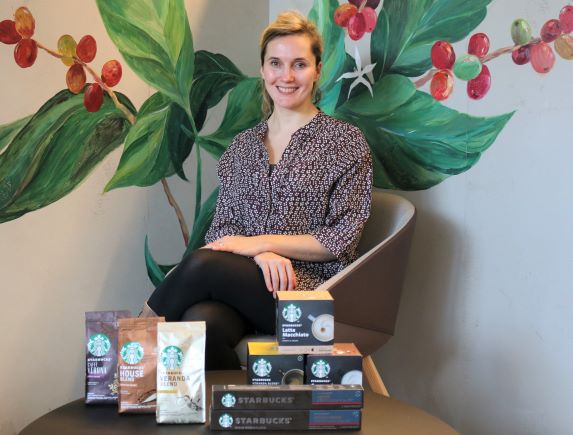 Commercial director Marjolijn Niggebrugge: ‘De samenwerking met Starbucks biedt ons de kans om nog meer te bouwen op onze innovatiekracht.’