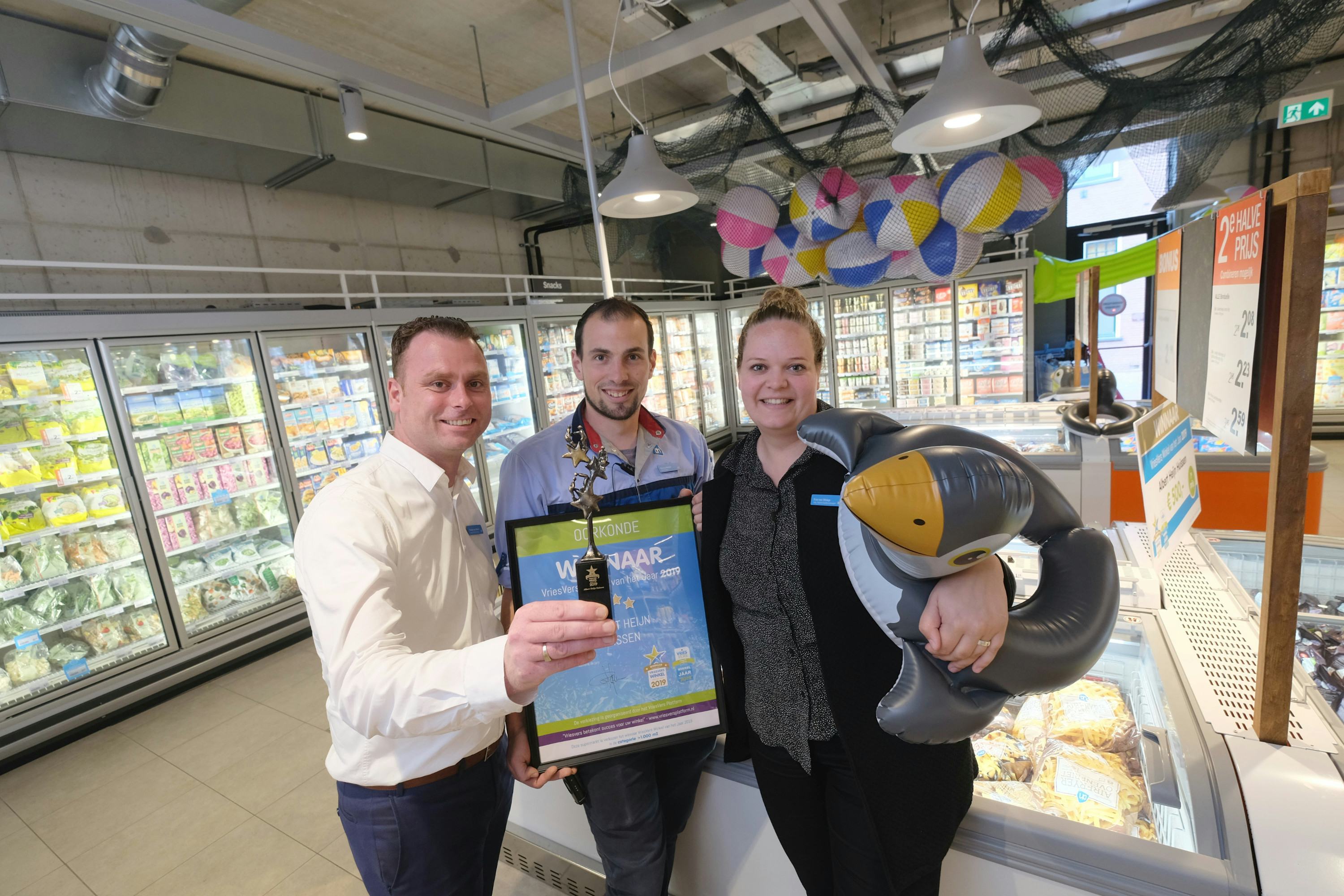 Albert Heijn Huissen, de winnaar van 2019 in de categorie  boven 1000 vierkante meter.