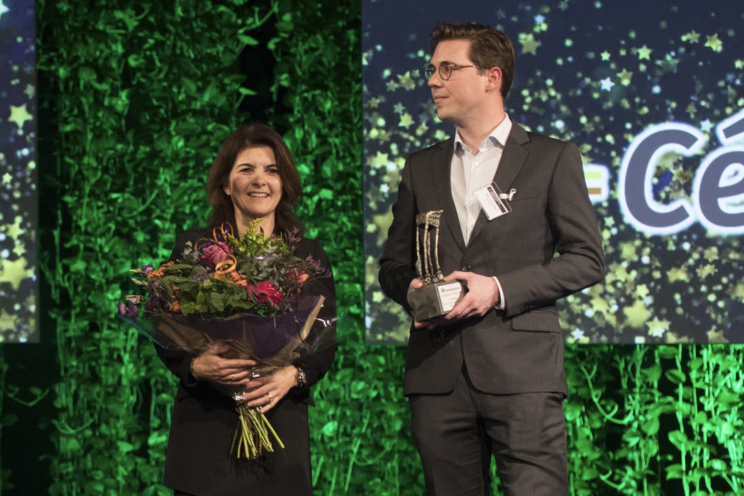 Salesdirecteur Ron Holland en marketingdirecteur Patricia Tieman-von Harras.
