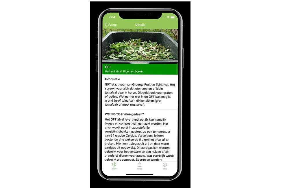 App koppelt superbarcode aan afvalbak