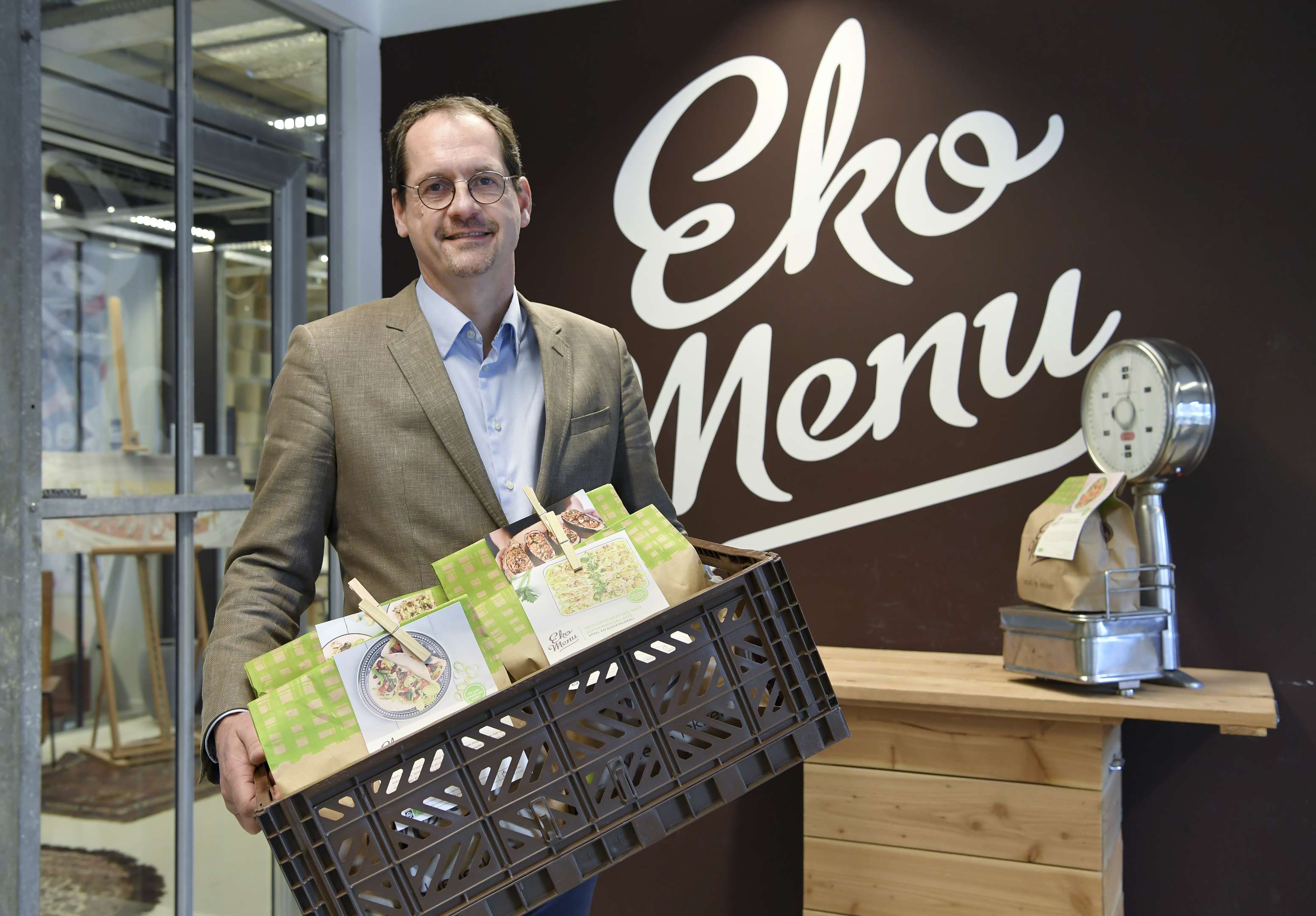 Mede-eigenaar van Ekomenu Jack Stroeken. Foto's: Fotoburo Dijkstra