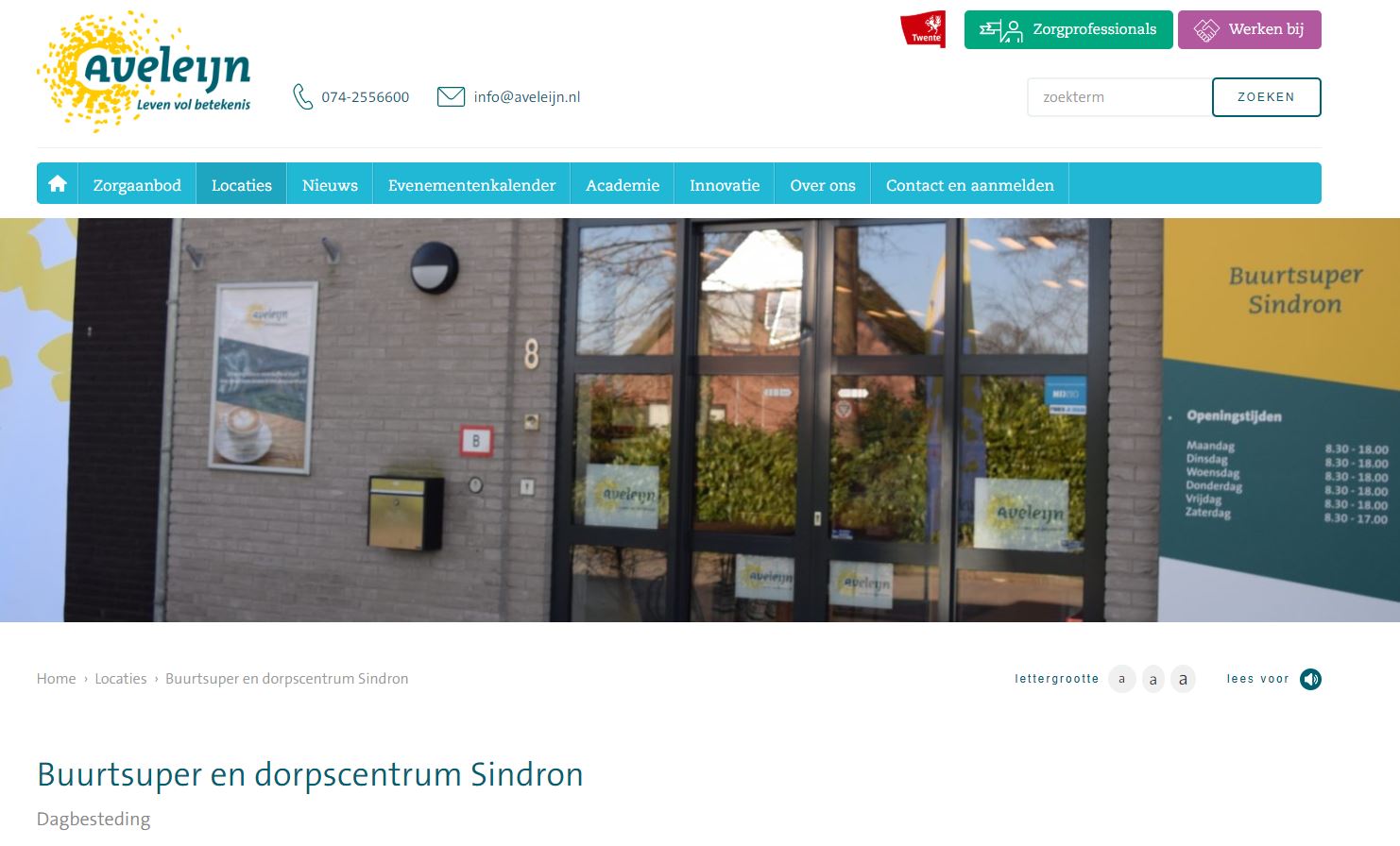 Foto: Website Avelijn