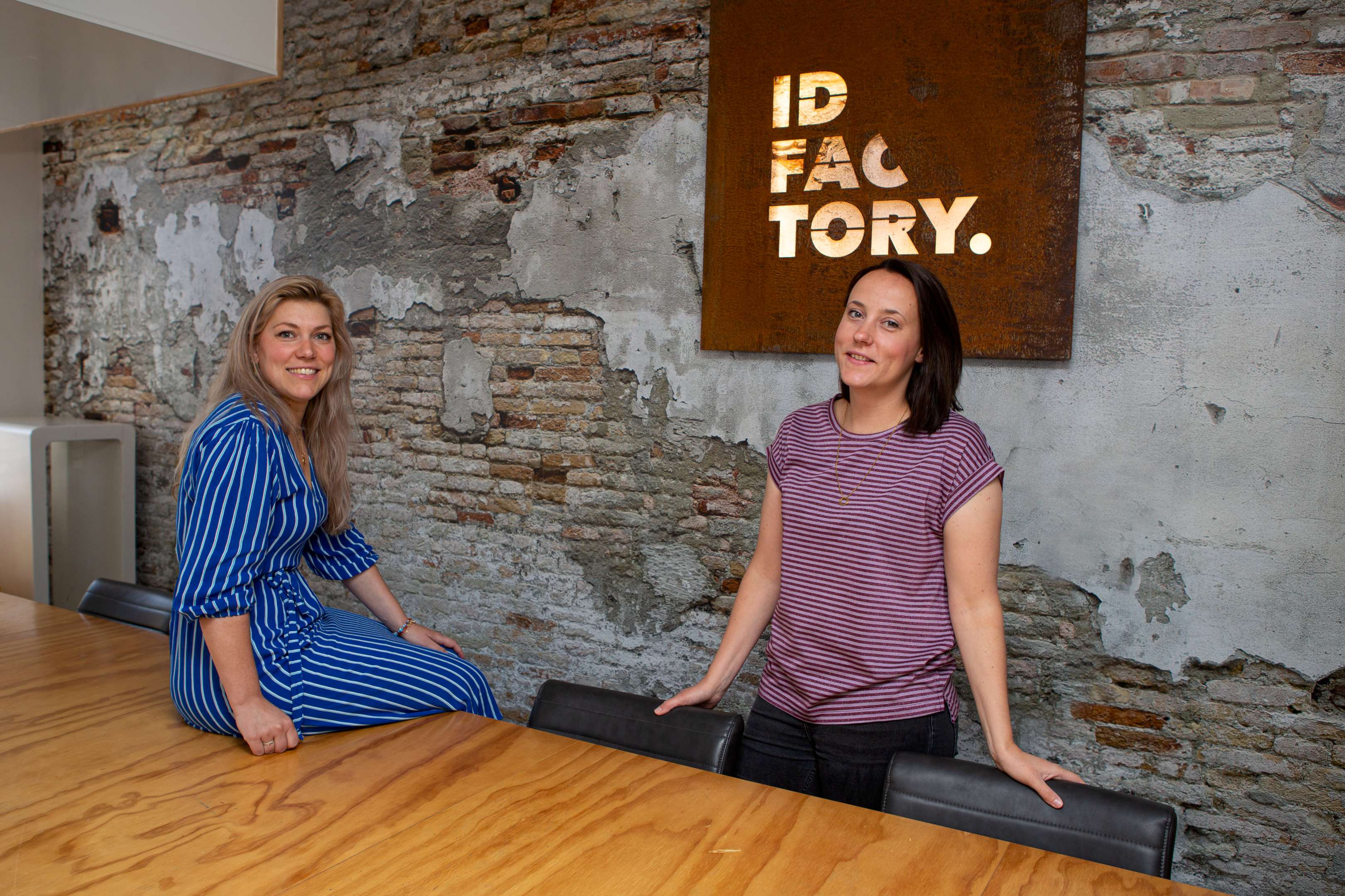 Diana Blokland en Kirsty Hemmes, ID Factory. Foto: Peter Roek