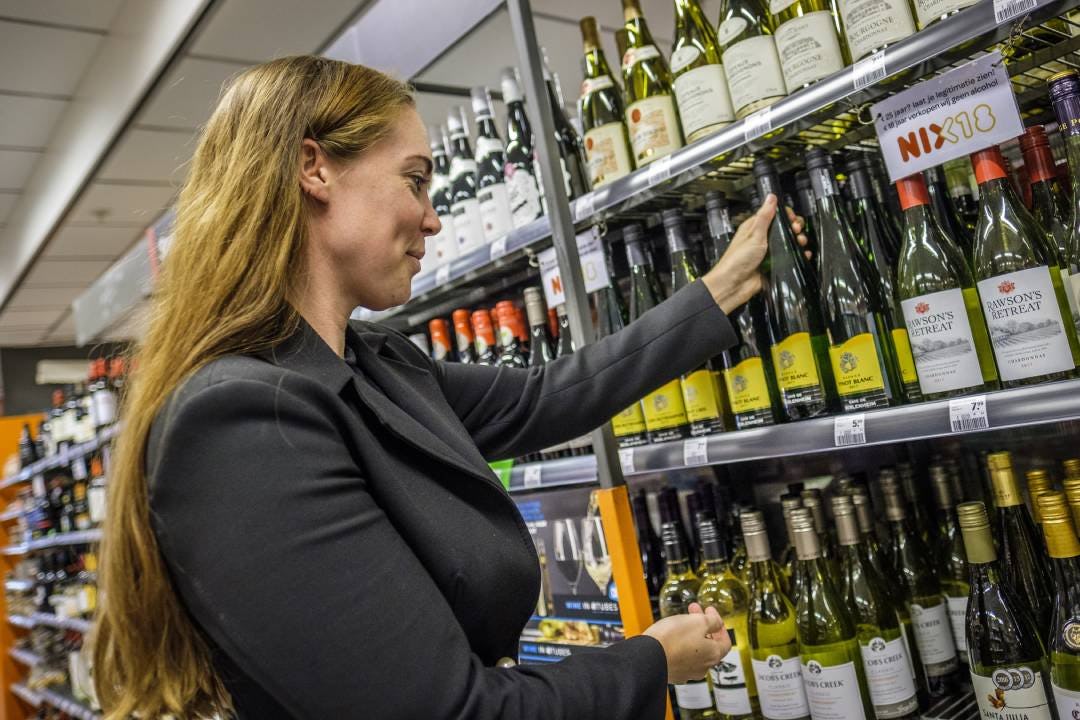 De hoeveelheid wijnen die bij Albert Heijn een cijfer van 7 of hoger scoort is groter dan ooit.
Foto: Roel Dijkstra