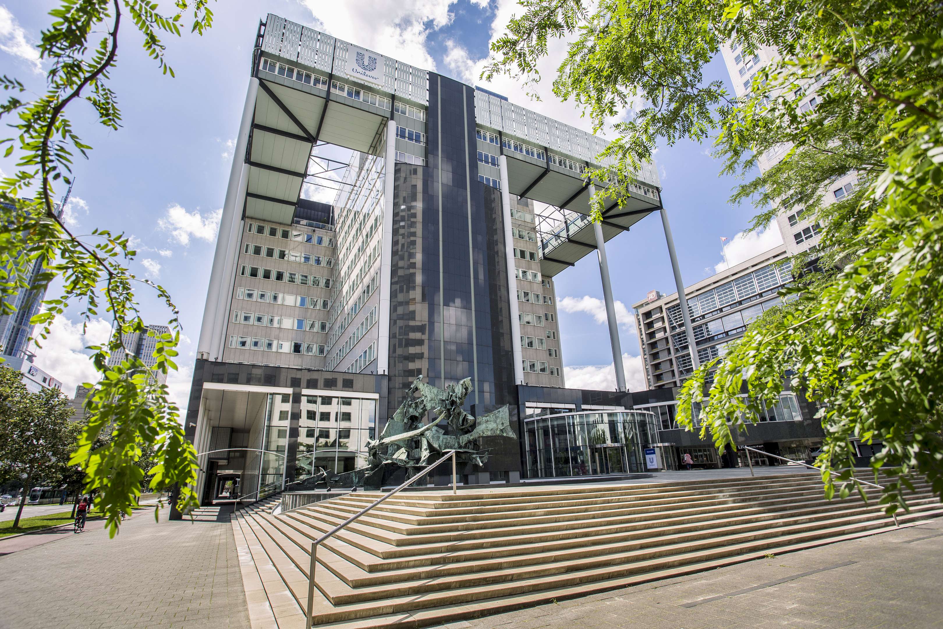 Het kantoor van Unilever in Rotterdam.