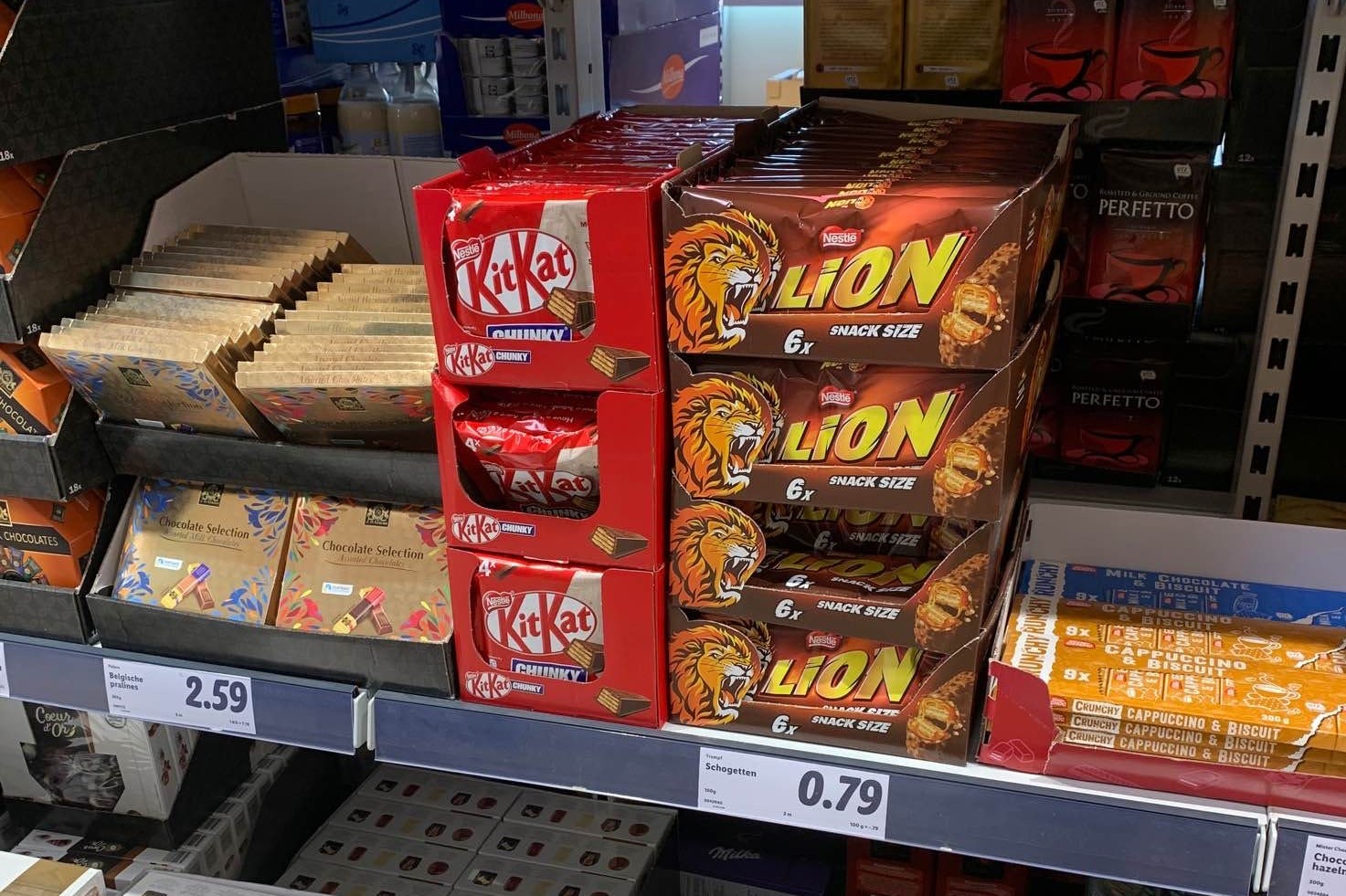 KitKat en Lion bij Lidl