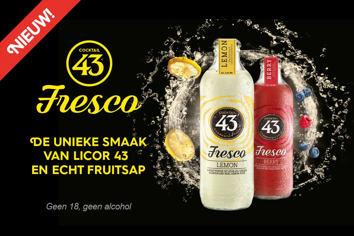 Licor 43 introduceert het nieuwe zomerdrankje: Fresco