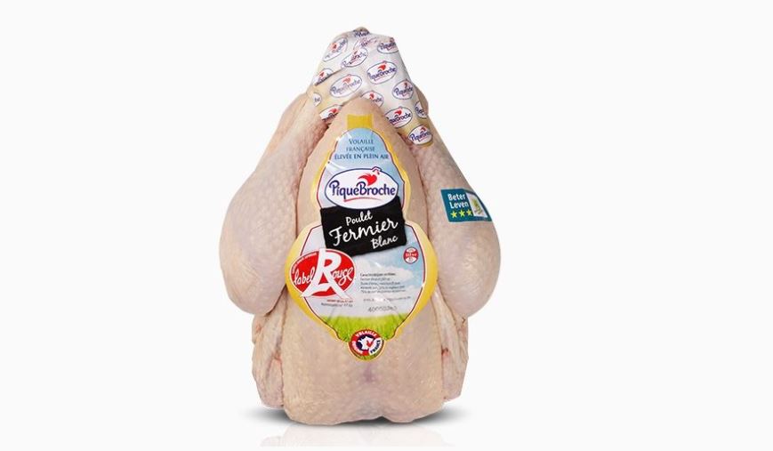 De scharrelkip die door Lidl wordt teruggeroepen vanwege een besmetting met salmonella. Foto: Lidl.