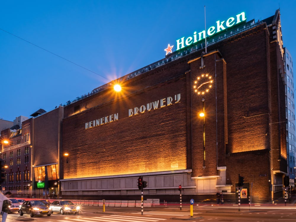 De Heineken-fabriek in Amsterdam. Foto: Shutterstock