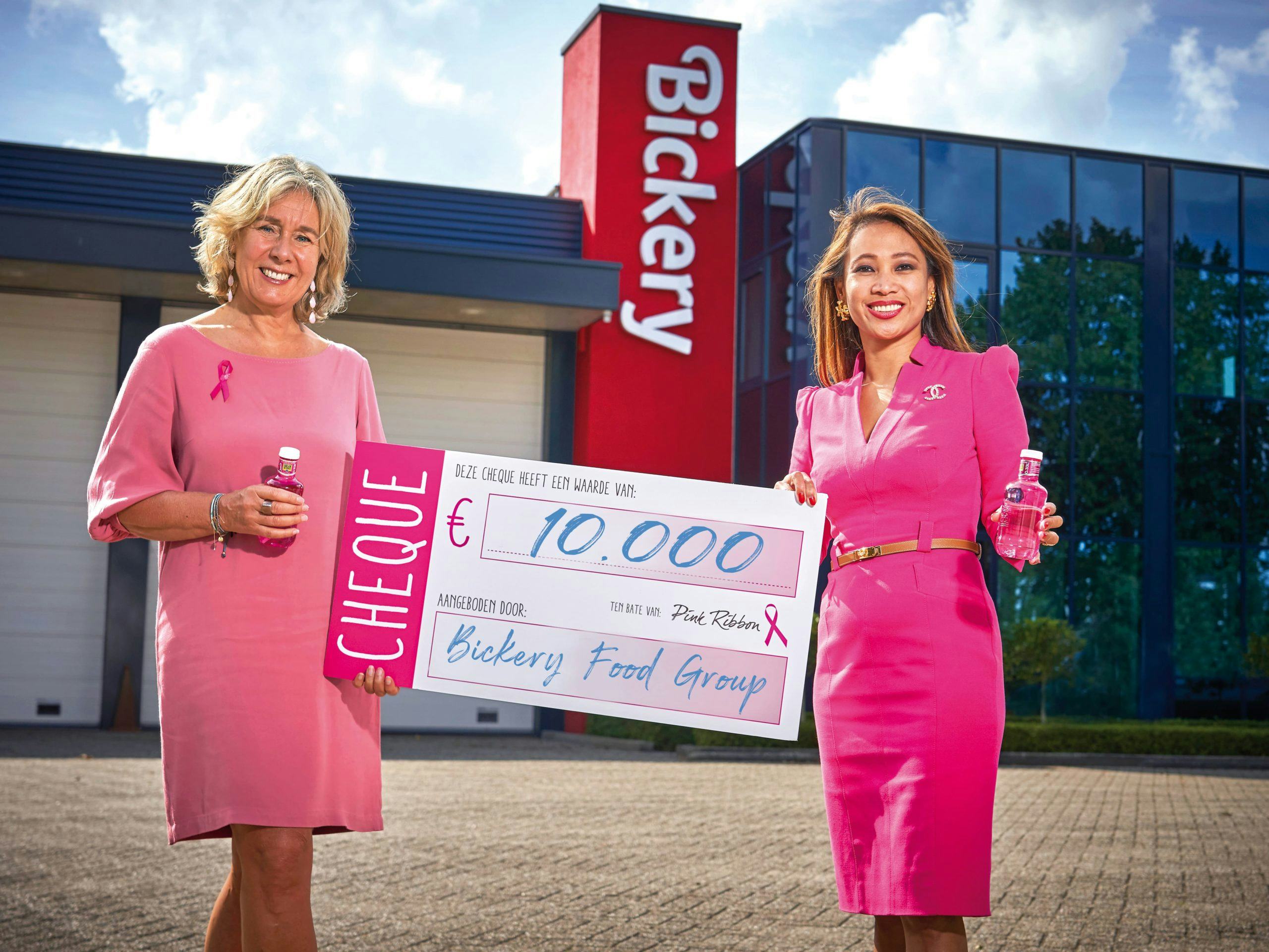 Geld als water: Bickery Food Group steunt Pink Ribbon