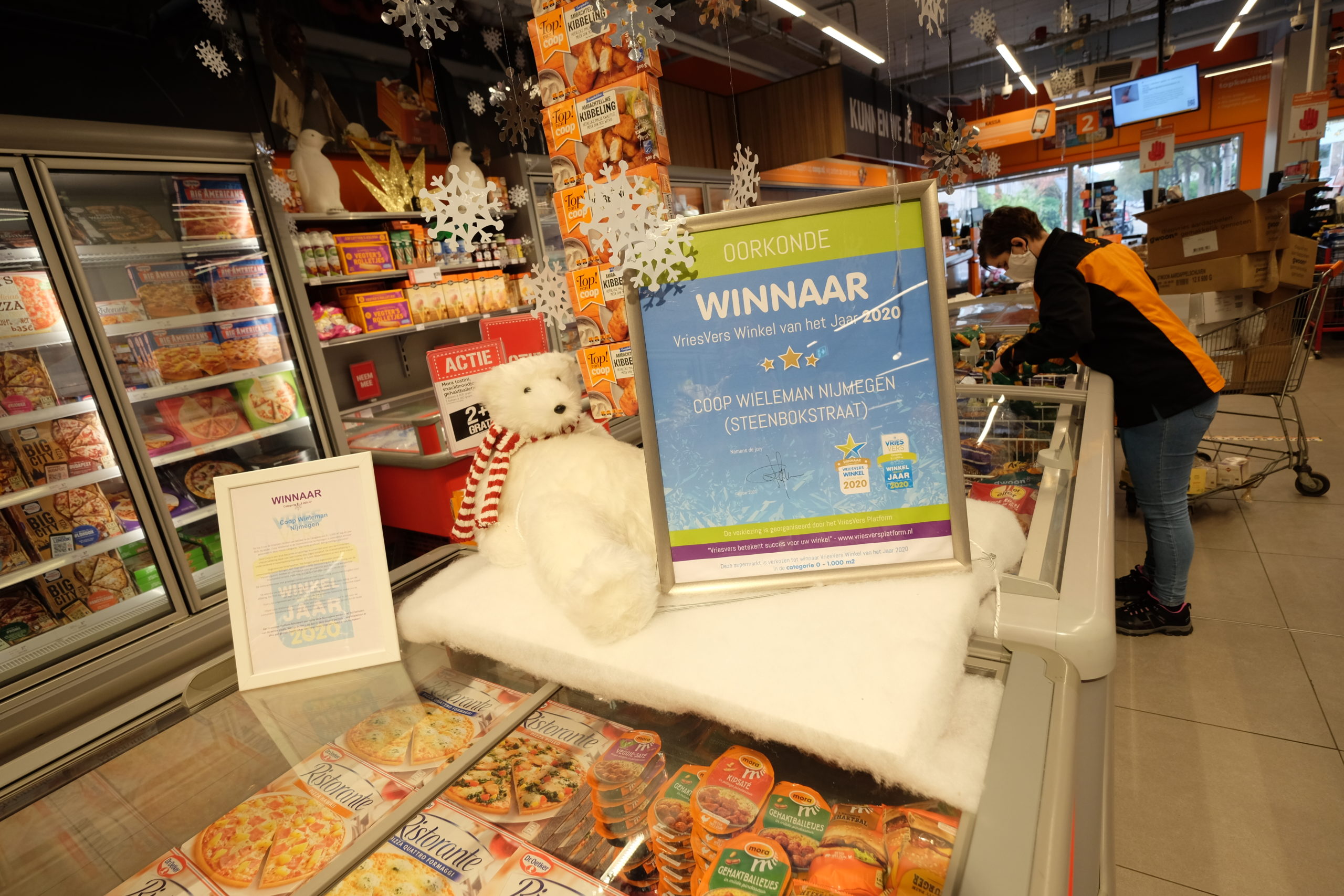 In 2020 was Coop Wieleman in Nijmegen winnaar in de categorie winkels tot 1000 vierkante meter vvo. Foto: Distrifood.