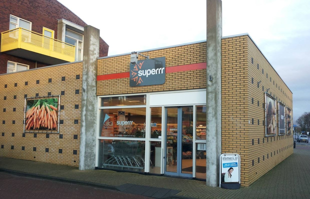 Het filiaal van Superrr in Oosterzee. Foto: Facebook
