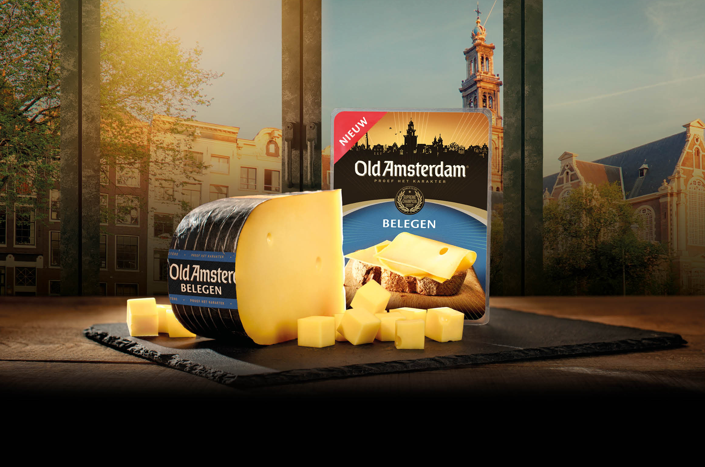 Old Amsterdam brengt smaak in het 'Belegen' kaasschap