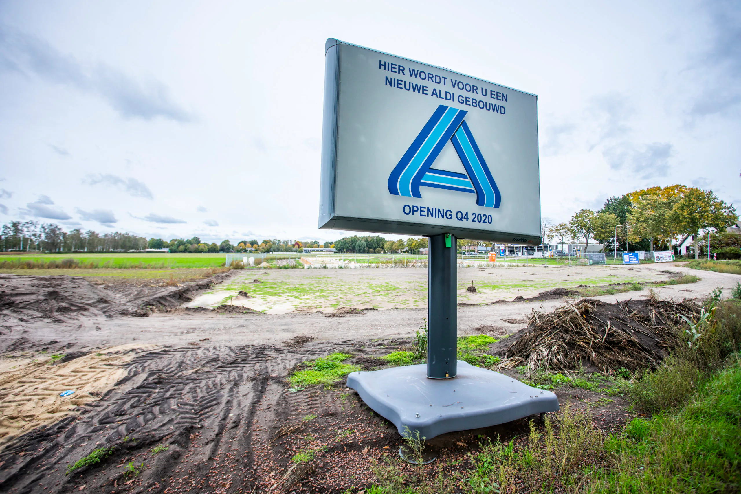Nieuwe tegenslag voor bouw tijdelijke Aldi in Reek