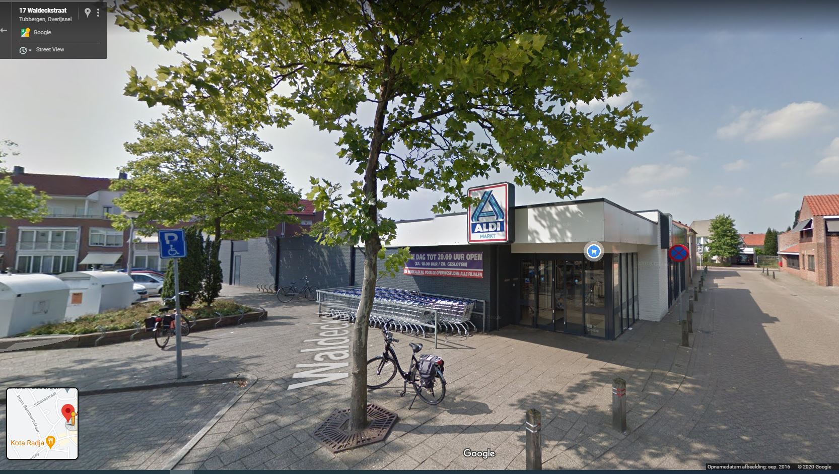Aldi Tubbergen. Foto: Google Streetview