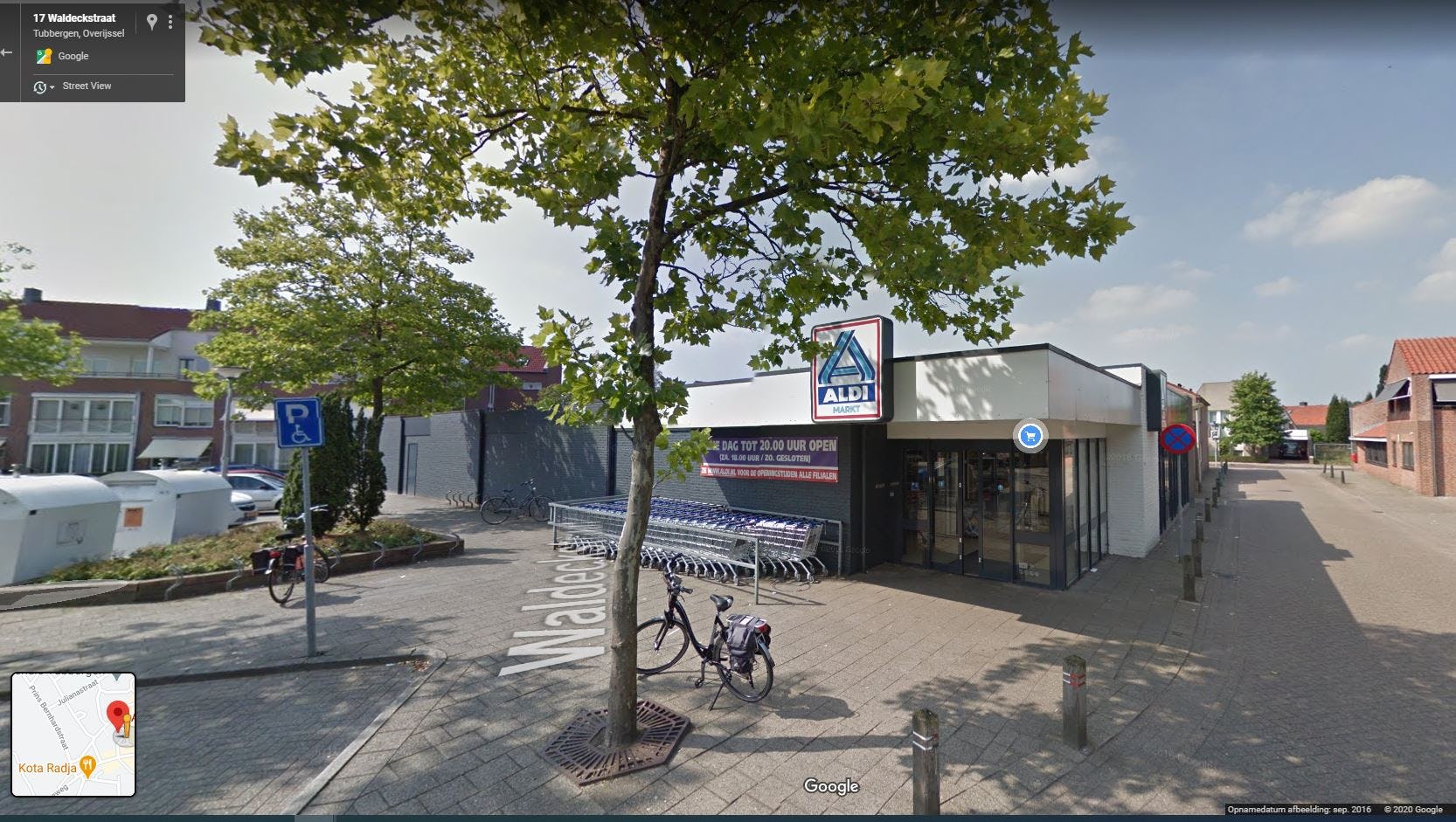 Aldi Tubbergen. Foto: Google Streetview