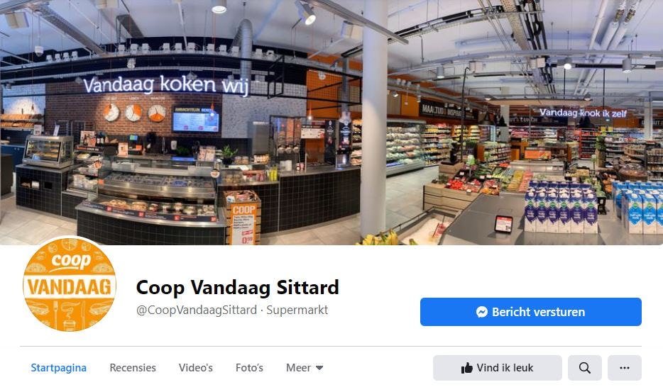 Coop Vandaag Sittard. Foto: Facebook Coop Vandaag