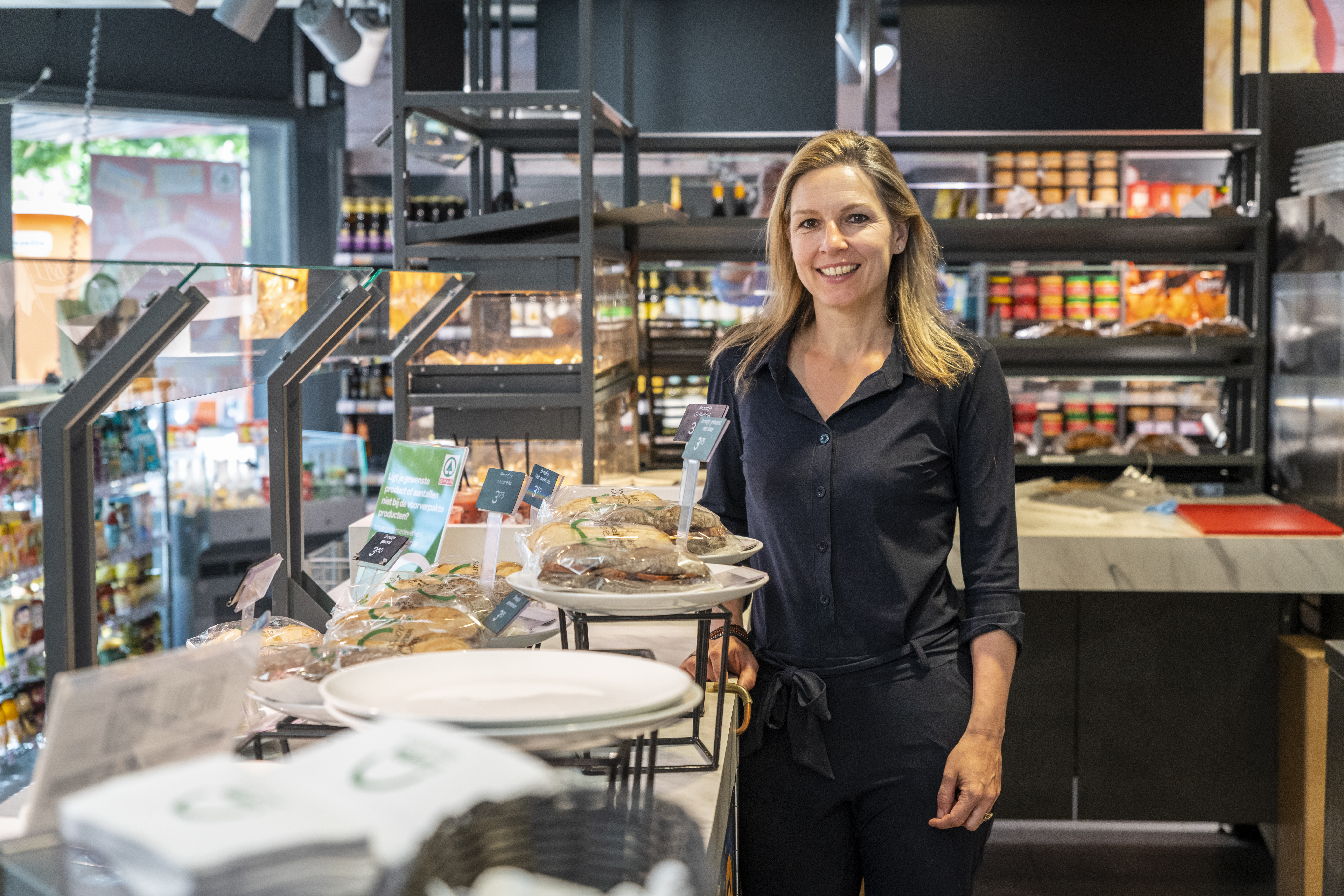Geeske Burema, commercieel directeur van Spar. Foto Jan Willem Houweling.