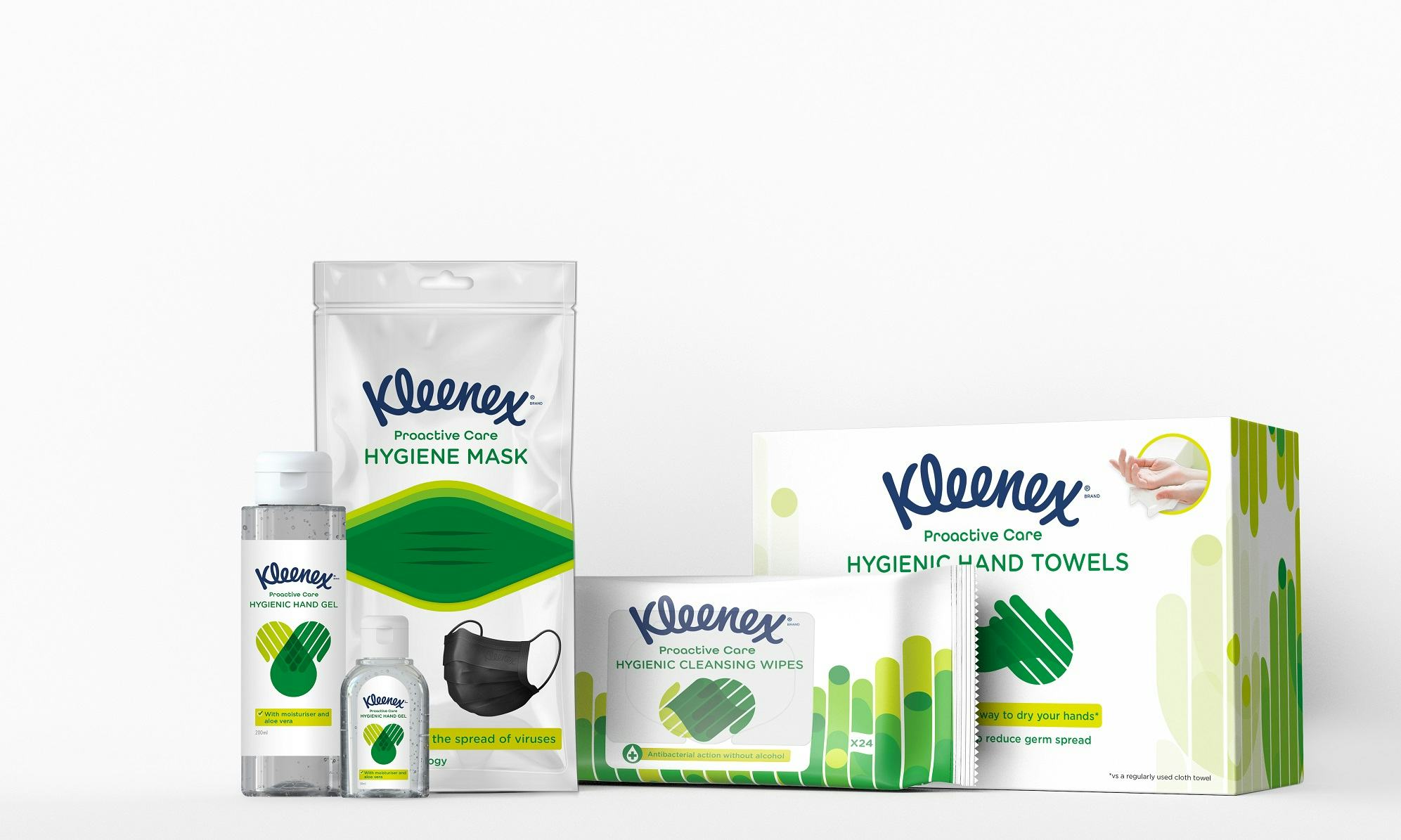 Kleenex biedt met Proactive Care compleet aanbod hygiënische producten