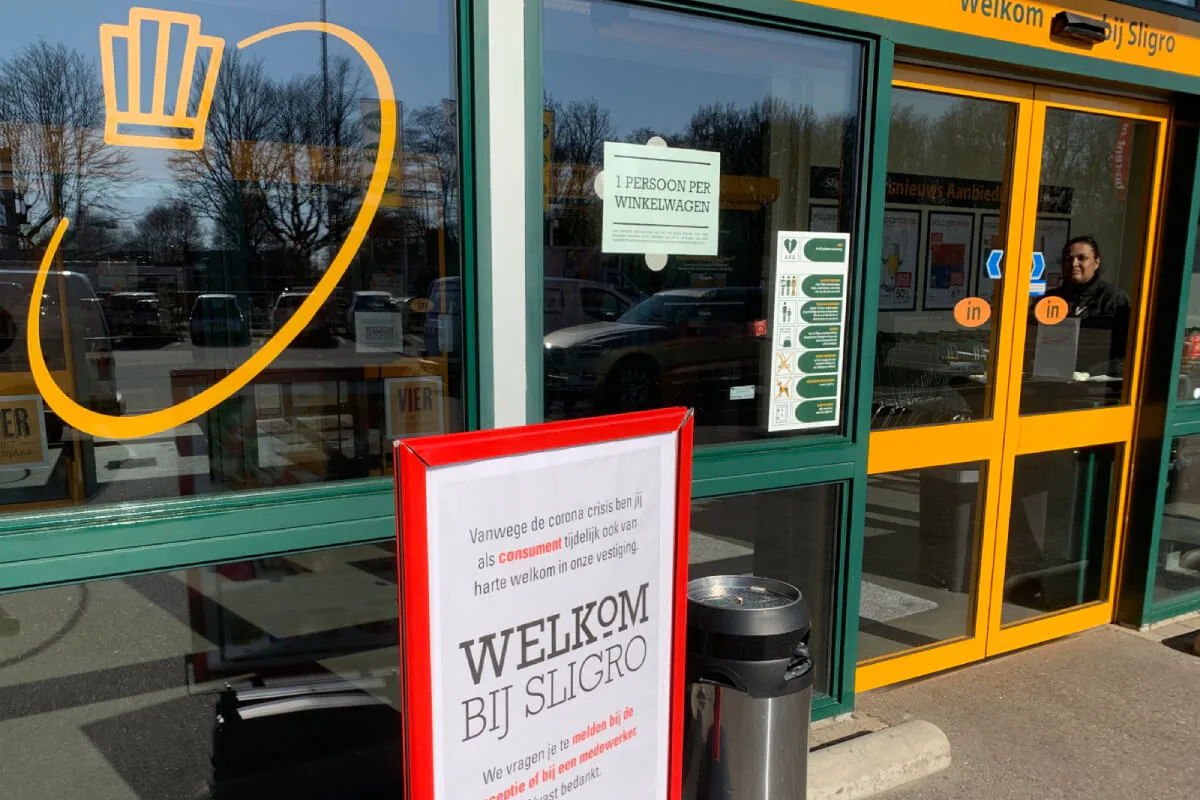 Corona raakt omzet Sligro Food Group keihard